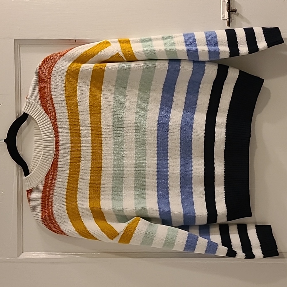 Color block sweater